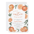 A Little Cutie Is On The Way Oranges Baby Shower