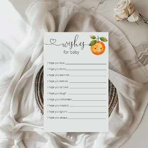 A Little Cutie Orange Clementine Wishes For Baby