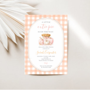 A Little Cutie Pie Baby Shower Invitation