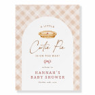 A Little Cutie Pie Fall Baby Shower Welcome Sign