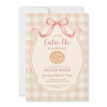A Little Cutie Pie Fall Gingham Baby Shower