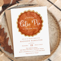 A Little Cutie Pie Fall Pumpkin Baby Shower