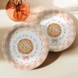 A little cutie Pie gingham Bow baby shower Paper Plates<br><div class="desc">A little cutie Pie gingham Bow baby shower Paper Plates
Matching items available.</div>