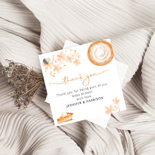 A Little Cutie Pie Is Baking Baby Shower Favor Tags