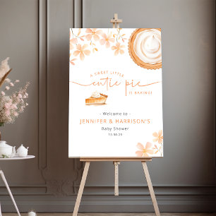 A Little Cutie Pie Is Baking   Baby Shower Foam Board