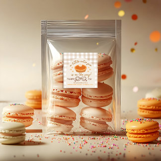 A little Cutie Pie is on his Way - Small Sticker