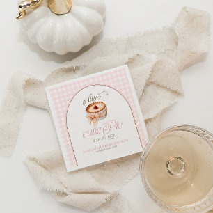 A Little Cutie Pie Personalised Baby Shower Napkins