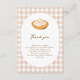 A Little Cutie Pie Thank You Card