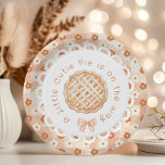 A little cutie Pie vintage floral Bow baby shower Paper Plates<br><div class="desc">A little cutie Pie vintage floral Bow baby shower Paper Plates
Matching items available.</div>
