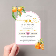 A Little Cutie Pink All in One Baby Shower