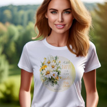 A Little Daisy Is On The Way Floral Baby Shower T-Shirt