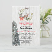 A Little Deer Is Almost Here Baby Shower Invitation | Zazzle