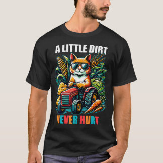 A Little Dirt Never Hurt Farming Tractor Toddler B T-Shirt