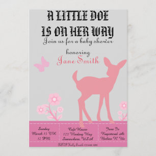 A Little Doe Invitation