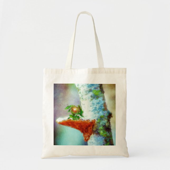 A Little Dragon Sleeps Tote Bag (Front)