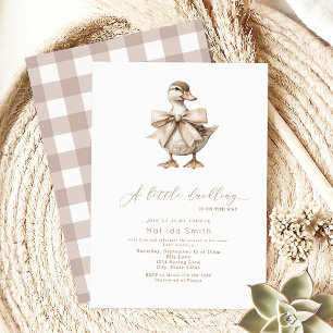 A Little Duckling Baby Shower Invitation