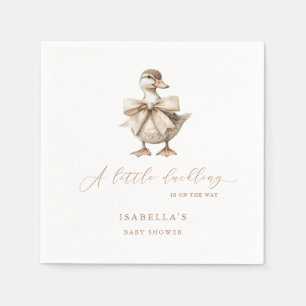 A Little Duckling Baby Shower Napkins