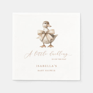 A Little Duckling Baby Shower Napkins