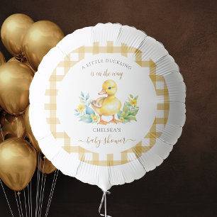 A Little Duckling is On The Way Duck Baby Shower Balloon