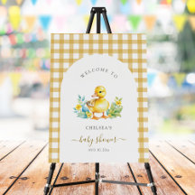 A Little Duckling is On The Way Duck Baby Shower