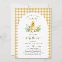 A Little Duckling is On The Way Duck Baby Shower