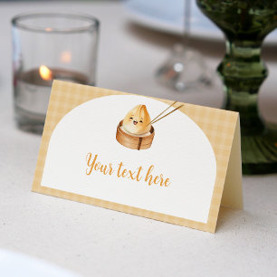 A Little Dumpling Birthday Party Place Card