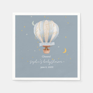 A Little Explorer Hot Air Balloon  Napkins