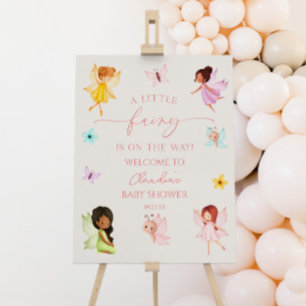 A Little Fairy Baby Shower Welcome Sign