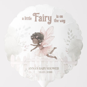 "A Little Fairy is on the Way" Baby Shower Balloon
