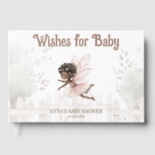 A Little Fairy is on the way Baby Shower Guest Book