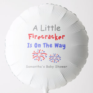 A Little Firecracker Is On The Way Balloon
