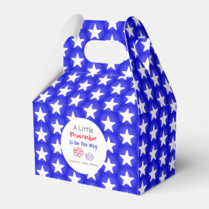 A Little Firecracker Is On The Way Favor Boxes