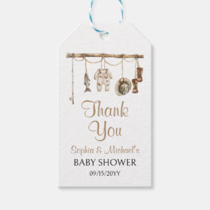 A little Fisherman Baby Shower Gift Tags