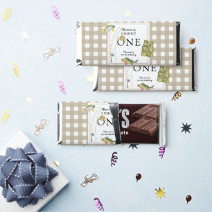 A little Fisherman Birthday Party Hershey Bar Favors