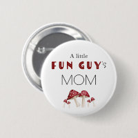 A Little Fun Guy Red Mushroom Baby Shower Family