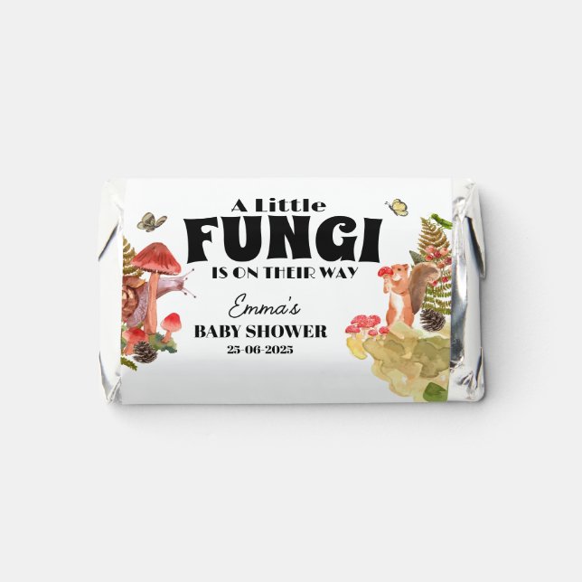 A Little Fungi Baby Shower Display Shower Request  Hershey's Miniatures (Front)