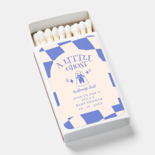 A Little ghost retro halloween baby shower Matchboxes