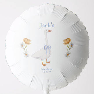 a little gosling is on the way balloon