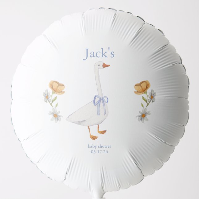 a little gosling is on the way balloon (Front)