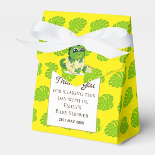 A Little Hatchling DINOSAUR Baby Shower Party Favor Boxes