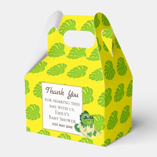 A Little Hatchling DINOSAUR Baby Shower Party Favor Boxes