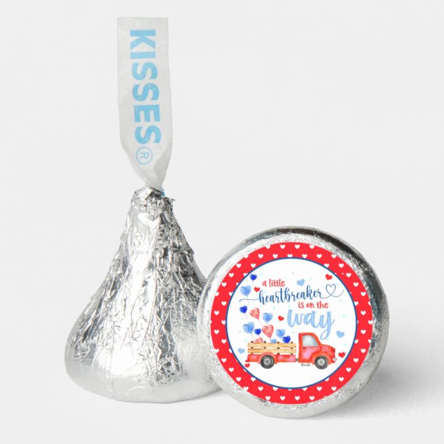 A Little Heartbreaker Baby Shower Hershey®'s Kisses® (Front)