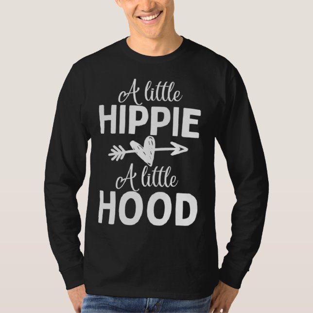 A Little Hippie A Little Hood Hippie T-Shirt (Front)