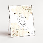 A Little Honey Bee Baby Shower Diaper Raffle Poster<br><div class="desc">Make your event special with this Bee Baby Shower with our cute and lovely printable Diaper Raffle Sign featuring adorable Floral Bee Baby Shower theme. Download,  personalize,  and create lasting memories with this perfect touch for your joyous celebration!

BS790</div>