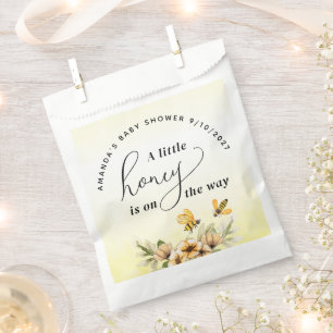 A little honey bee Baby Shower Favor Bag