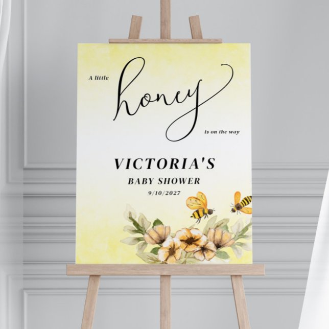 A little honey bee Baby Shower Foam Board (Creator Uploaded)