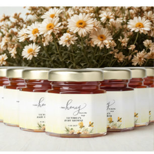 A little honey bee Baby Shower Jar Favors