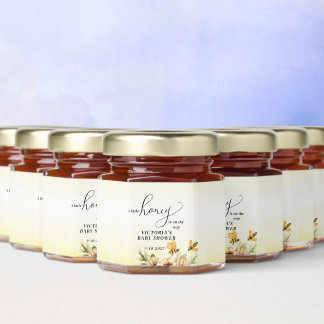  A little honey bee Baby Shower Jar Favors