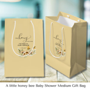 A little honey bee Baby Shower Medium Gift Bag