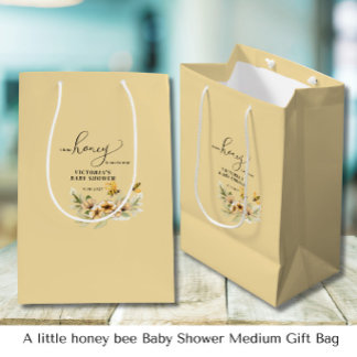 A little honey bee Baby Shower Medium Gift Bag